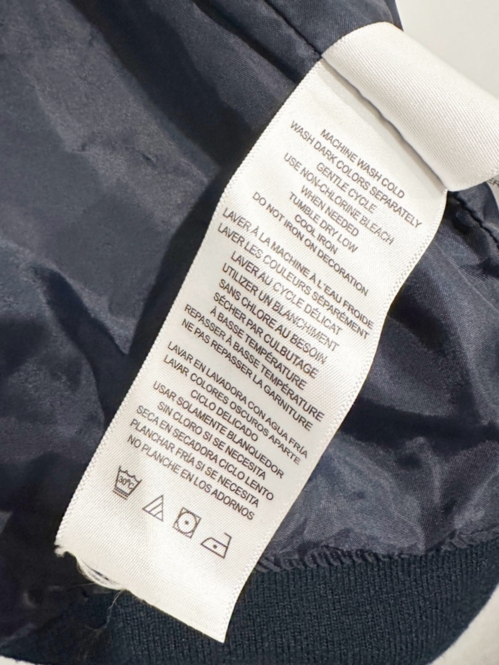 Ben‎ Sherman Navy Corduroy Jacket Size Large - Picture 8 of 8